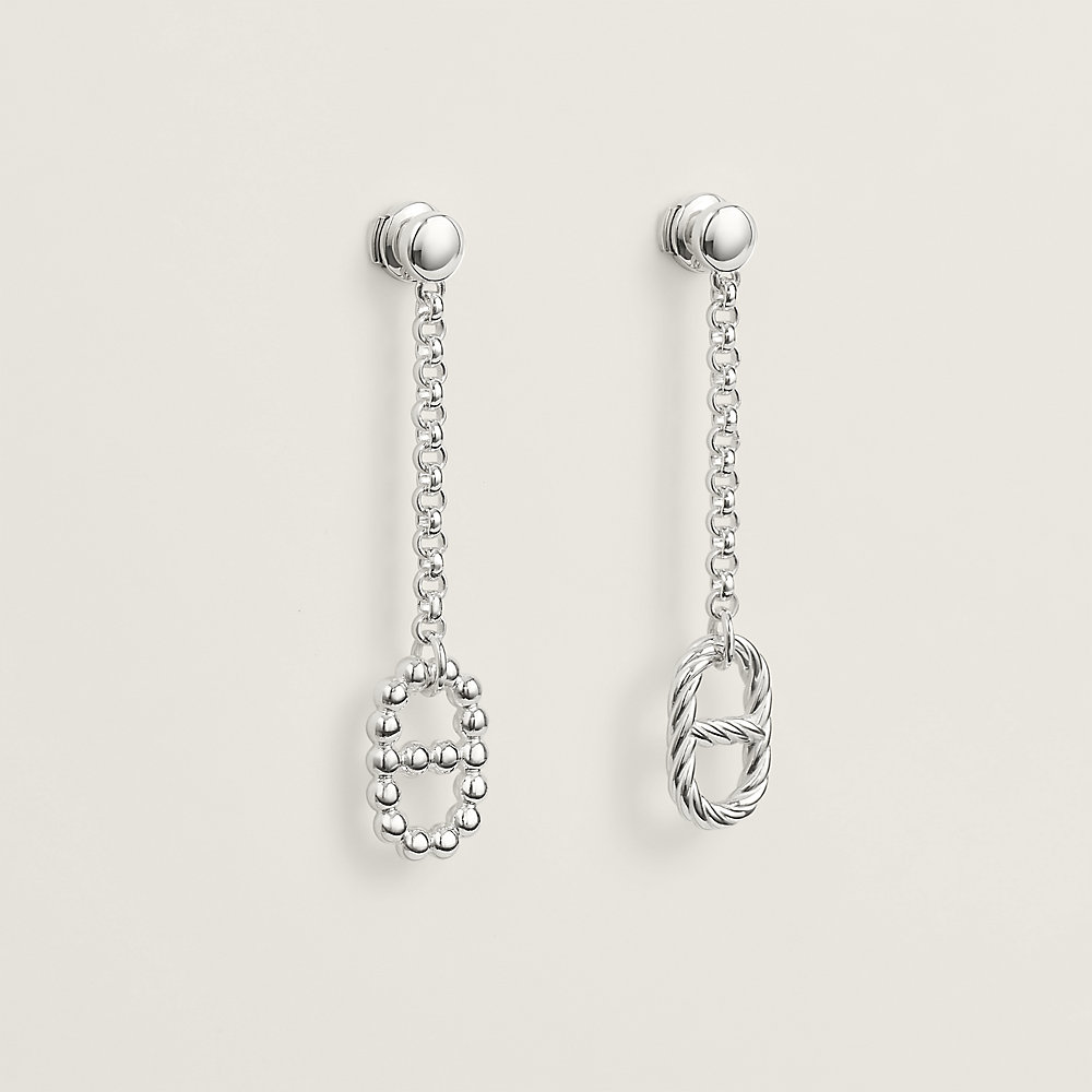 Chaine d'ancre Alea II dangle earrings | Hermès Mainland China